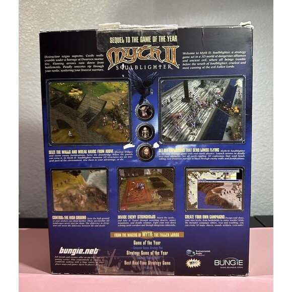 Myth II: Soulblighter (Windows/Mac 1998) Open Box Sealed Game. Never Been Used - Picture 2 of 10